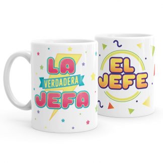 Pack de tazas - Jefe & Jefa