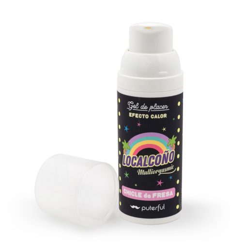 Gel de placer calor - "Localcoño" - Chicle de fresa - Imagen 4