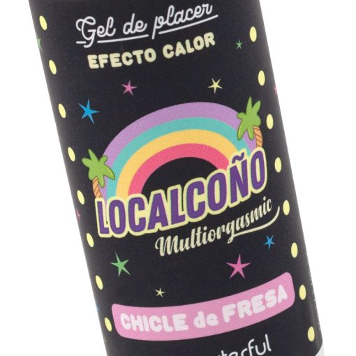 Gel de placer calor - "Localcoño" - Chicle de fresa - Imagen 2