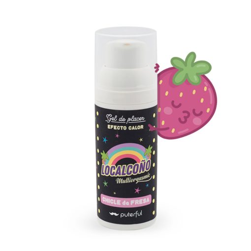 Gel de placer calor - "Localcoño" - Chicle de fresa