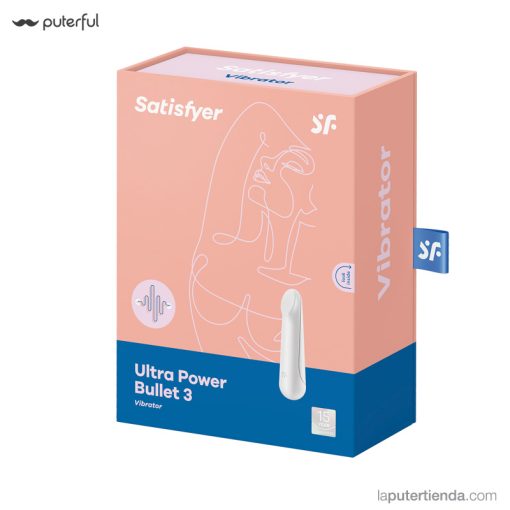 SATISFYER Ultra Power Bullet 3 - Blanco - Imagen 2