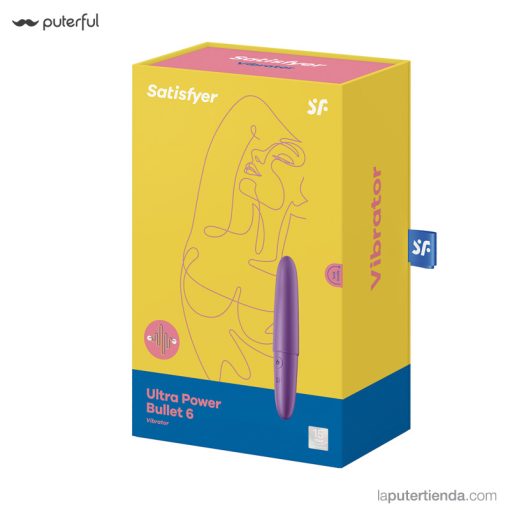 SATISFYER Ultra Power Bullet 6 - Morado - Imagen 2