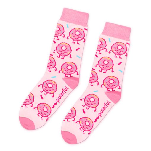 Calcetines Rosquilla Fresa (Talla 35-40)