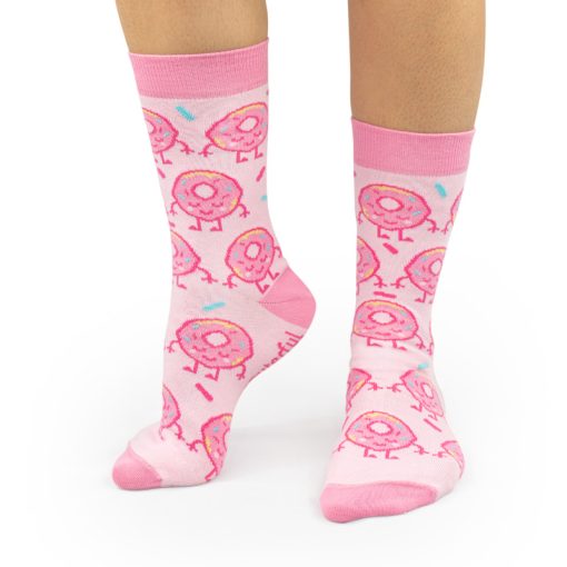 Calcetines Rosquilla Fresa (Talla 35-40) - Imagen 2