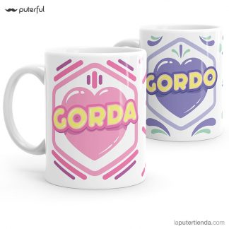 Pack de tazas - Gorda y Gordo