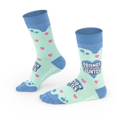 Calcetines Odiemos Personas - Turquesa (Talla 35-40) - Imagen 4