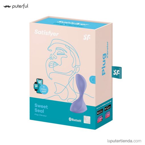 SATISFYER Sweet Seal Vibrador Anal - Morado - Imagen 6