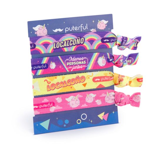 Set de 4 pulseras elásticas - Puterful