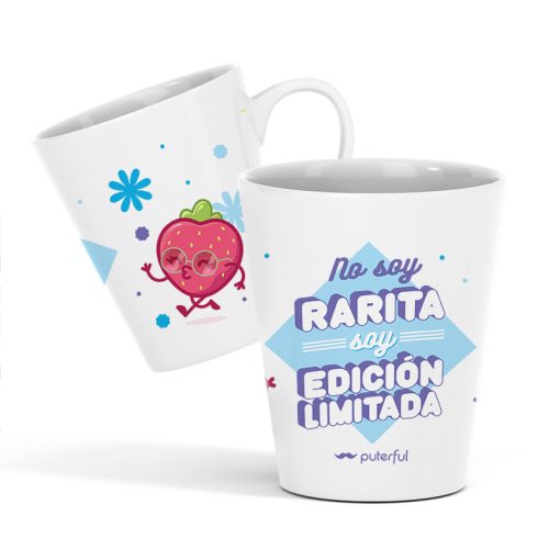 Taza cónica - No soy rarita