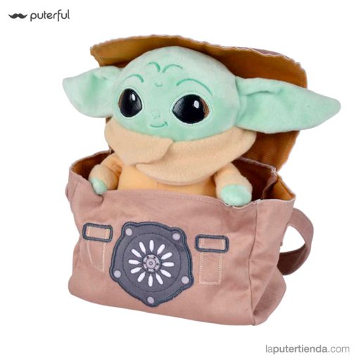 Peluche Baby Yoda Child in bag The Mandalorian Star Wars 25cm