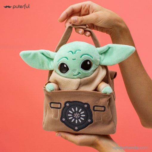 Peluche Baby Yoda Child in bag The Mandalorian Star Wars 25cm - Imagen 2