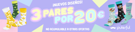 Banner oferta calcetines Puterful