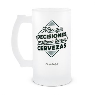 Jarra Cerveza 500ml - Decisiones