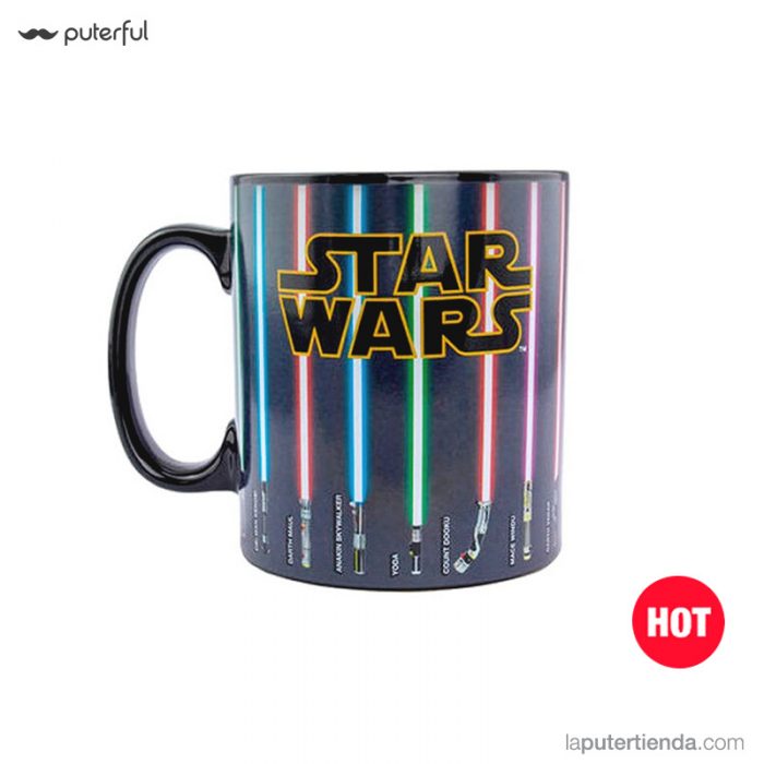 Taza térmica Espadas Laser Star Wars XL  Tienda Oficial Puterful ® -  Regalos originales