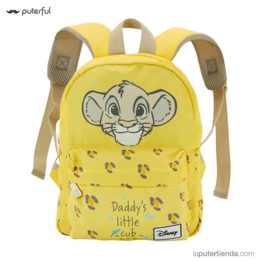 Mochila Daddys Little Cub El Rey Leon Disney 27cm - Imagen 2