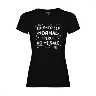 Camiseta Minimal - Intento ser normal - Mujer