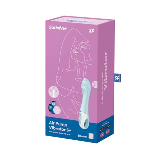 SATISFYER Air pump - Verde Bunny 5 Connect App Vibrador Inflable - Imagen 6