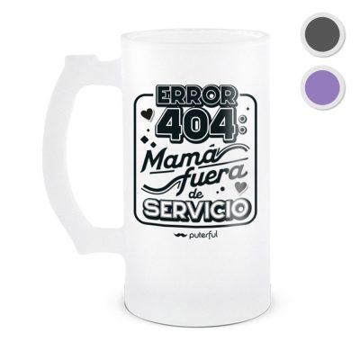 Jarra Cerveza 500ml - Mamá fuera de servicio