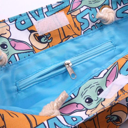 Bolsa playa azul The Child Mandalorian Star Wars - Imagen 4