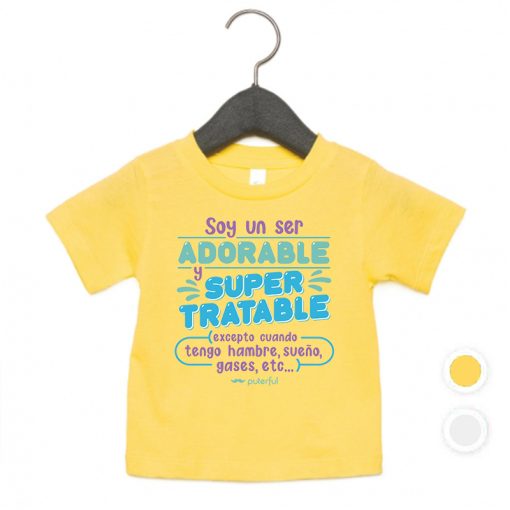 Camiseta Bebé - Ser adorable