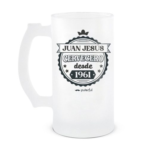 Jarra Cerveza 500ml Customizable - Cervecero/a desde - Imagen 2