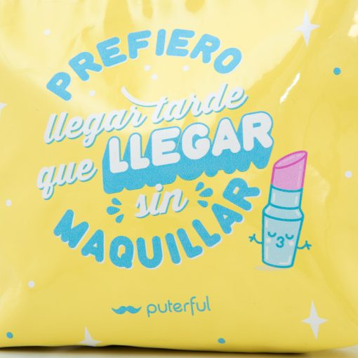 Neceser Brillo Amarillo - Prefiero llegar tarde - Imagen 2