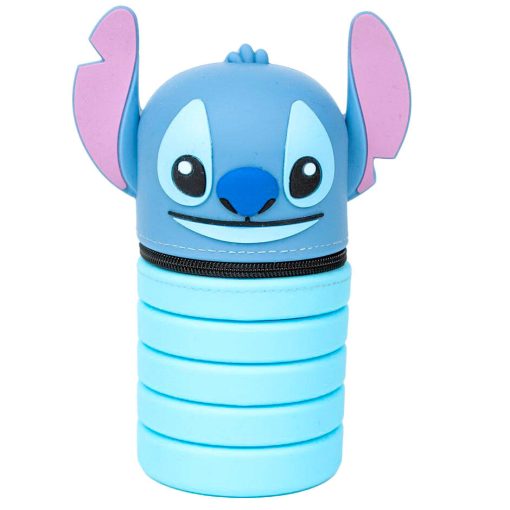 Estuche Portatodo cilindrico 3D Stitch Disney