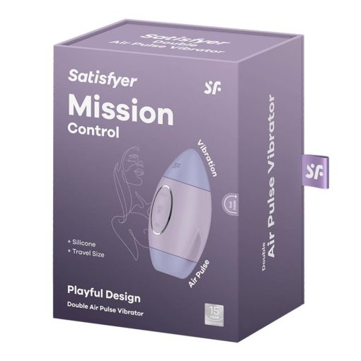 Satisfyer Mission Control Succionador y Vibrador Violeta - Imagen 6