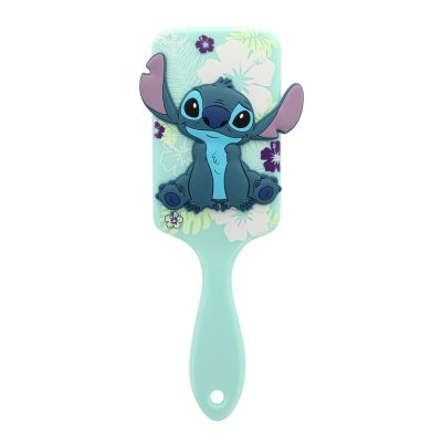 Cepillo pelo Stitch Disney - Figura goma Verde agua