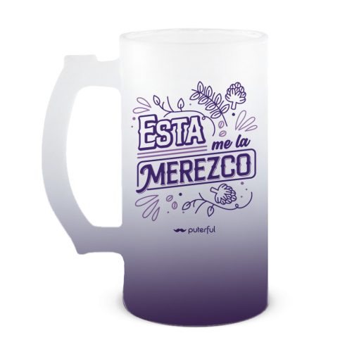 Jarra Cerveza 500ml - Esta me la merezco - Imagen 4