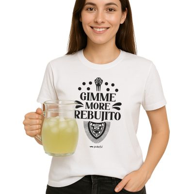 Camiseta - Gimme more rebujito - Blanco