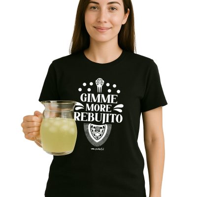 Camiseta - Gimme more rebujito - Negro
