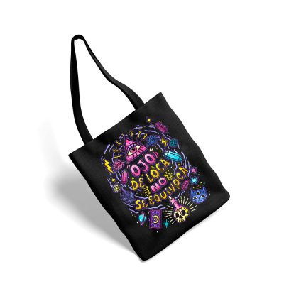 Bolsa de tela PTFL Negro - Ojo de loca